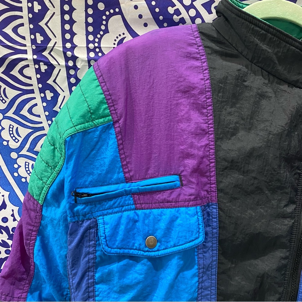 Retro Ski Patchwork Jacket - image 2
